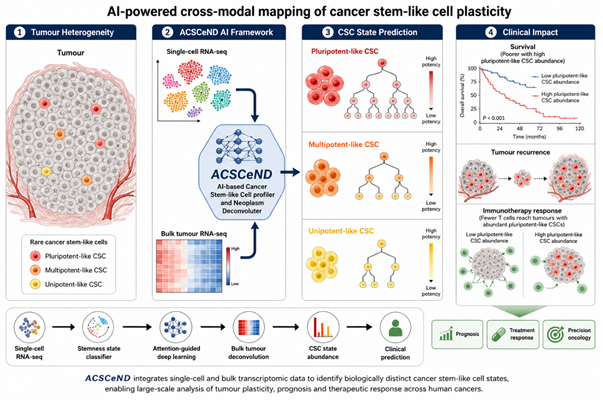 AI uncovers hidden cancer stem cells responsible for tumour recurrence paving way to precision medicine